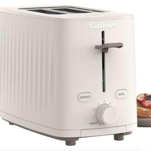 Cuisinart Soho™ Collection 2-Slice Toaster, 7 Toaster Setting, Defrost, Reheat, and Bagel Setting, Convenient Rear Cord Storage, Truffle, CPT-7TR