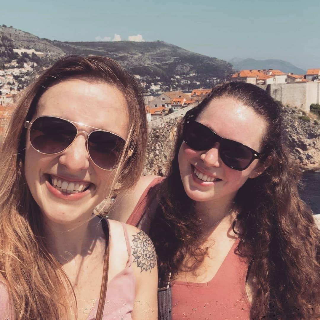 Amanda and Katie in Dubrovnik, Croatia (Kings Landing from Game of Thrones)!