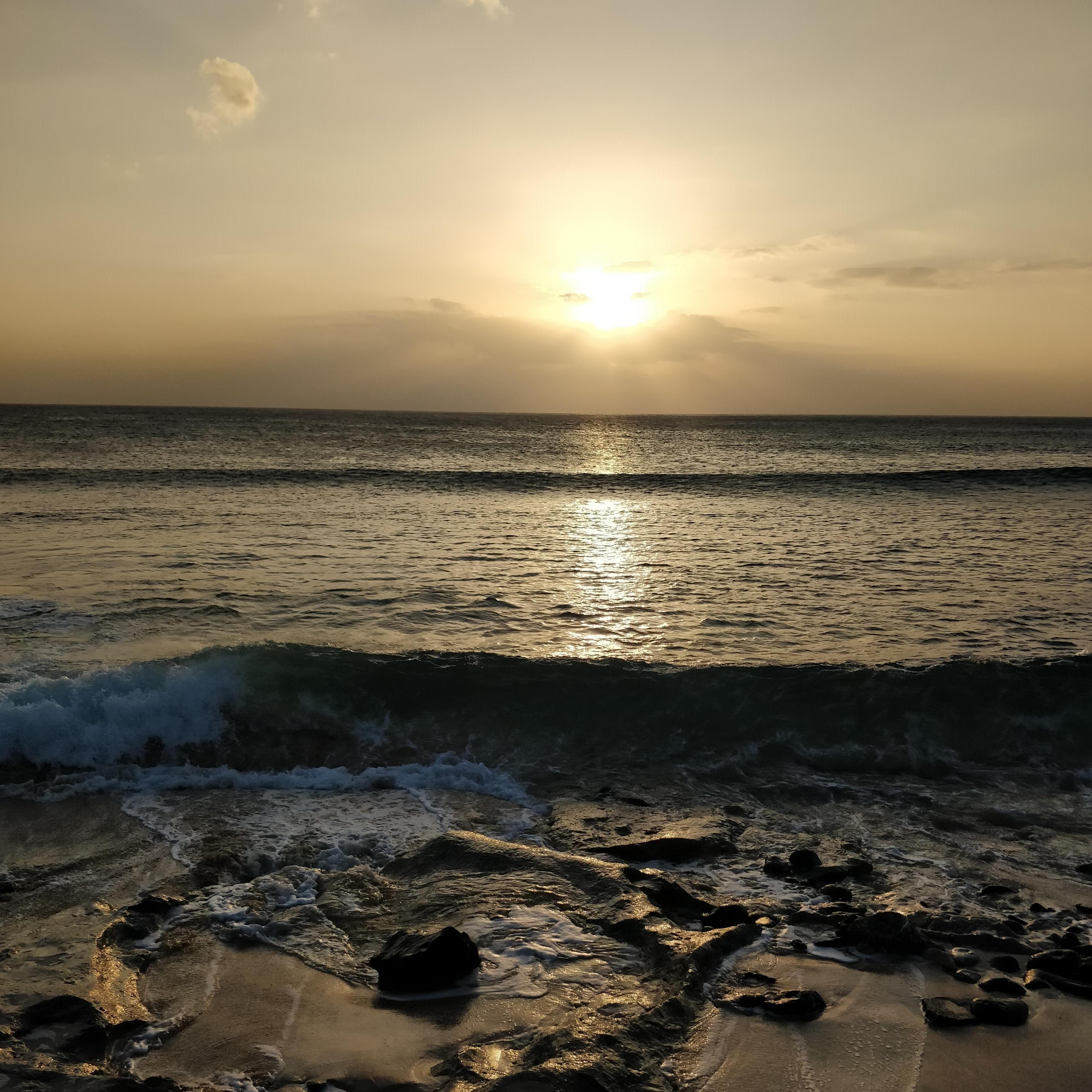 The sunset we watched right before the proposal.