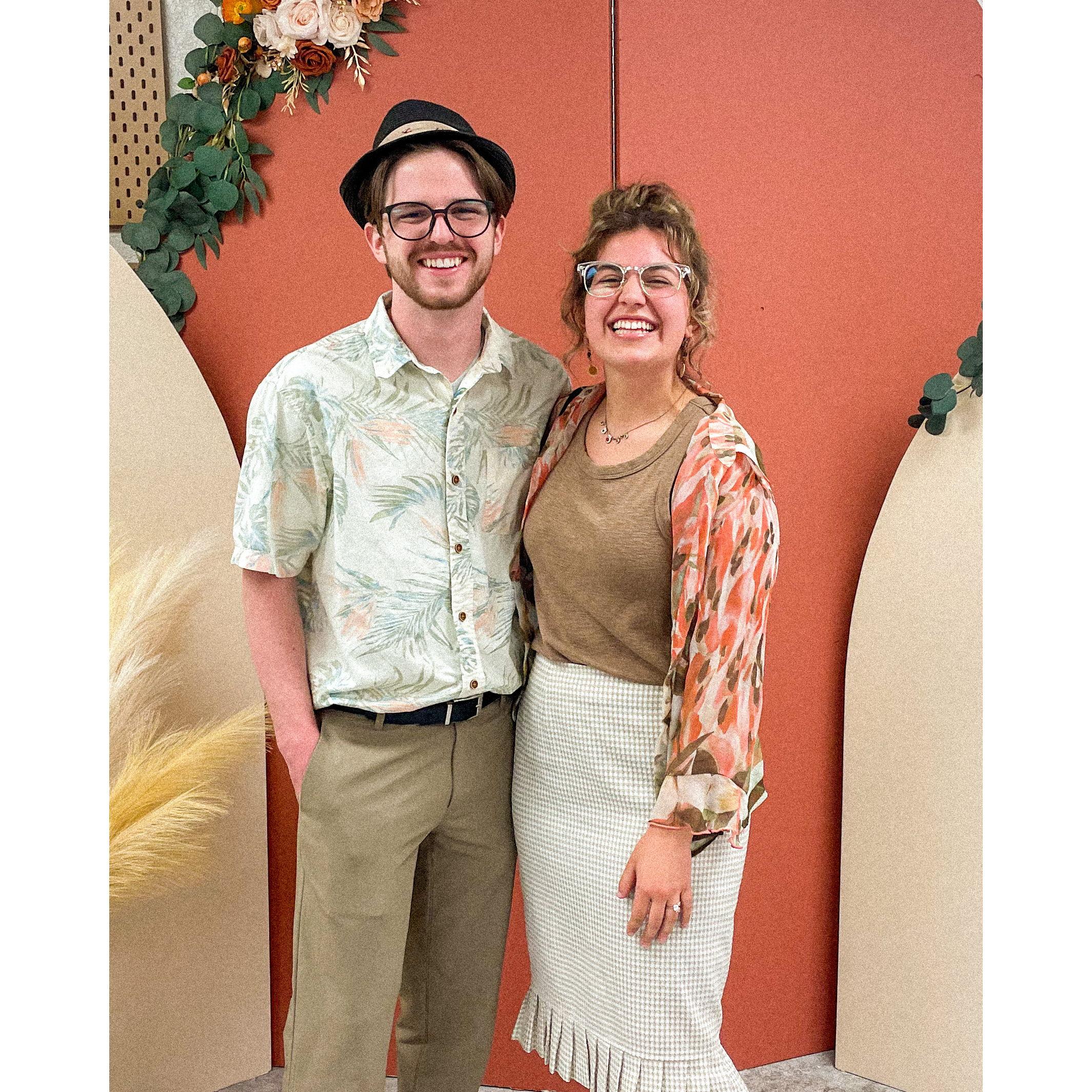 Went to Goodwill, found cute old people outfits for Easter
