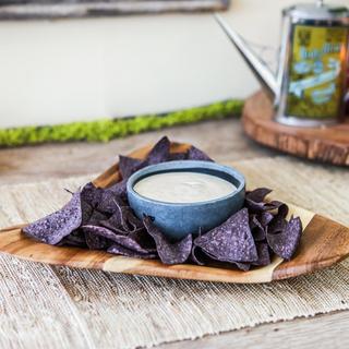 Triangular Chip and Dip Platter with Bowl