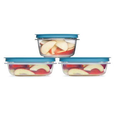 Rubbermaid® Flex & Seal™ 6-Piece Food Containers with Lids in Blue