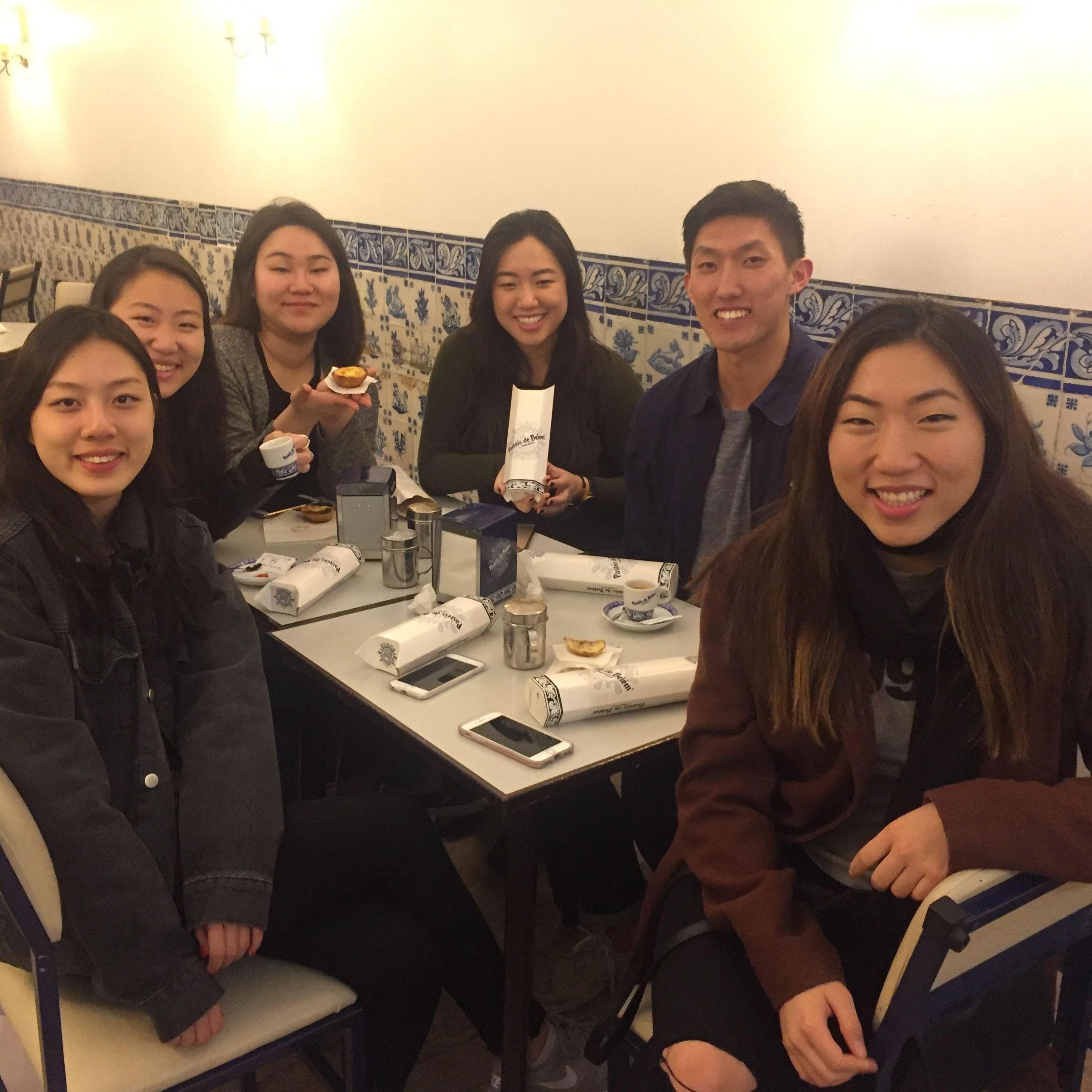 Our first photo together in Lisbon - thanks ISP #wearestern