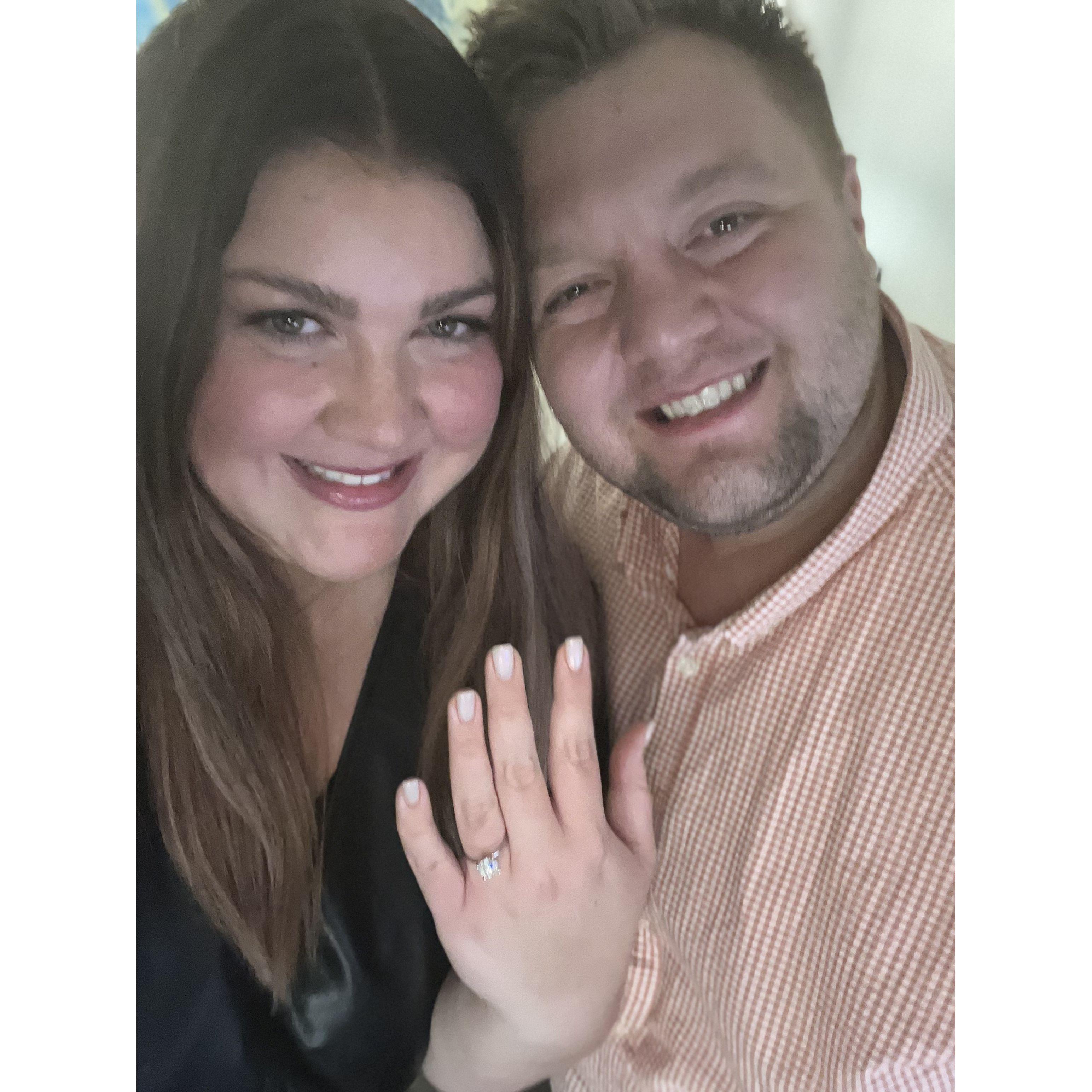 She said yes!