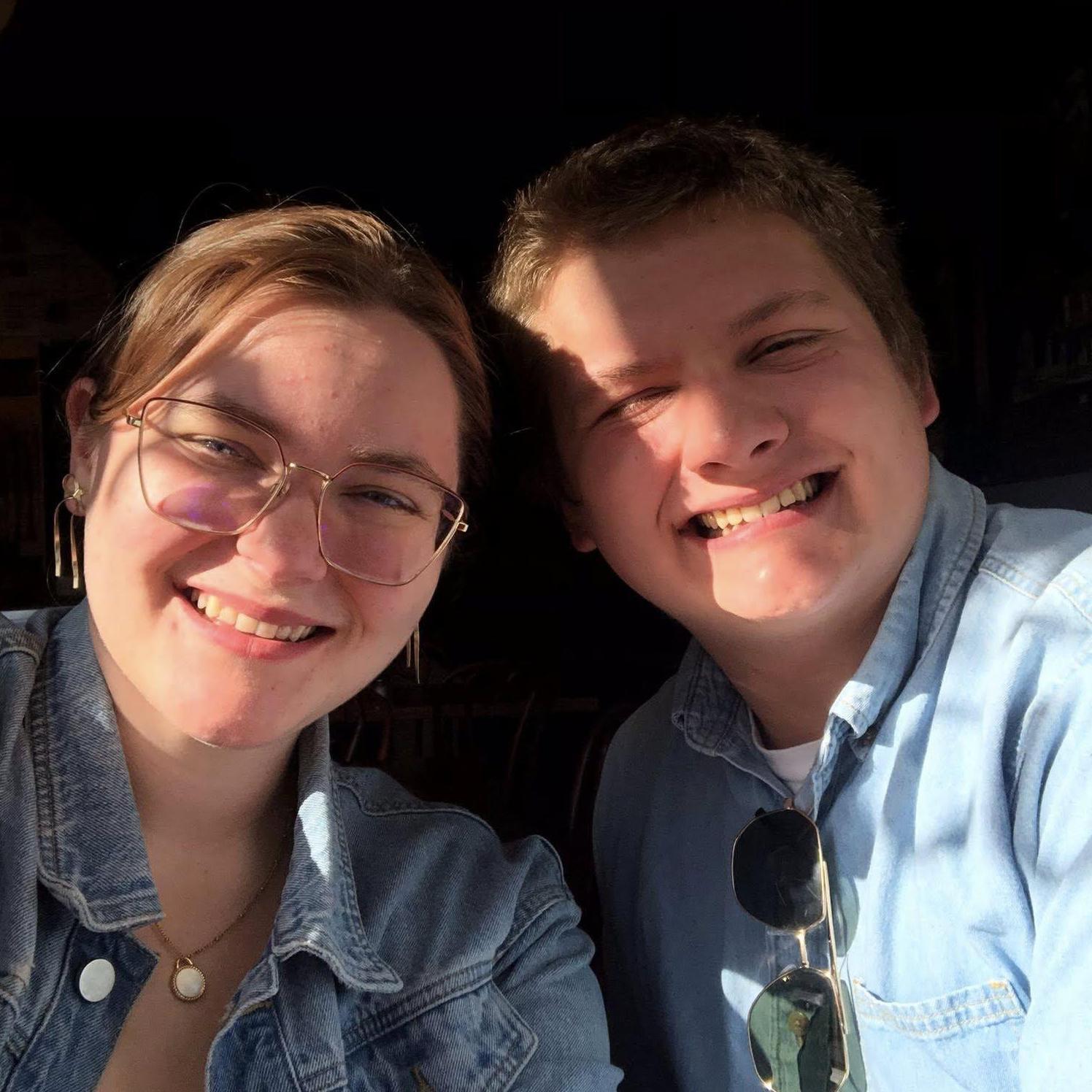 Birthday breakfast together at a truly awful bakery.