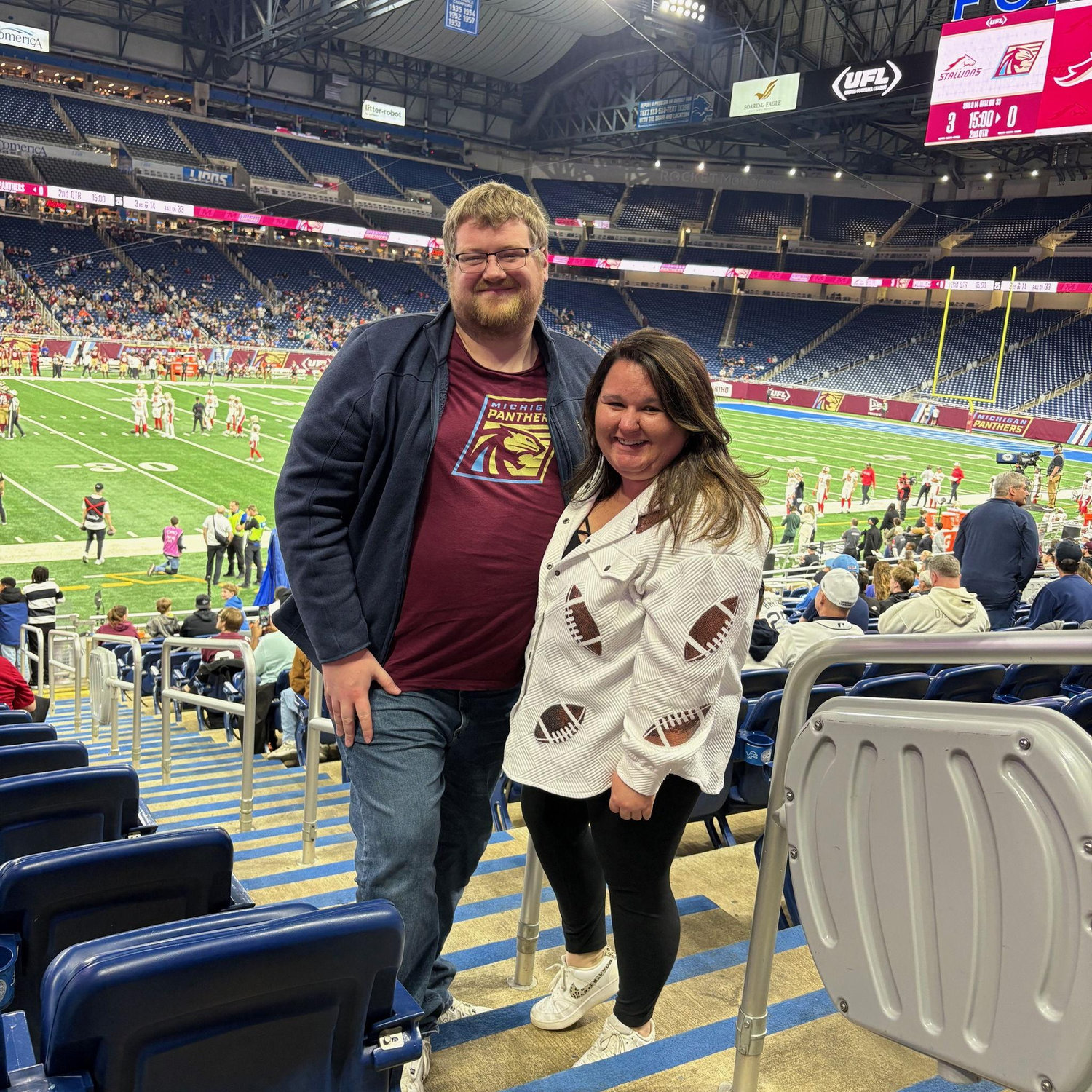 Michigan Panthers football game.