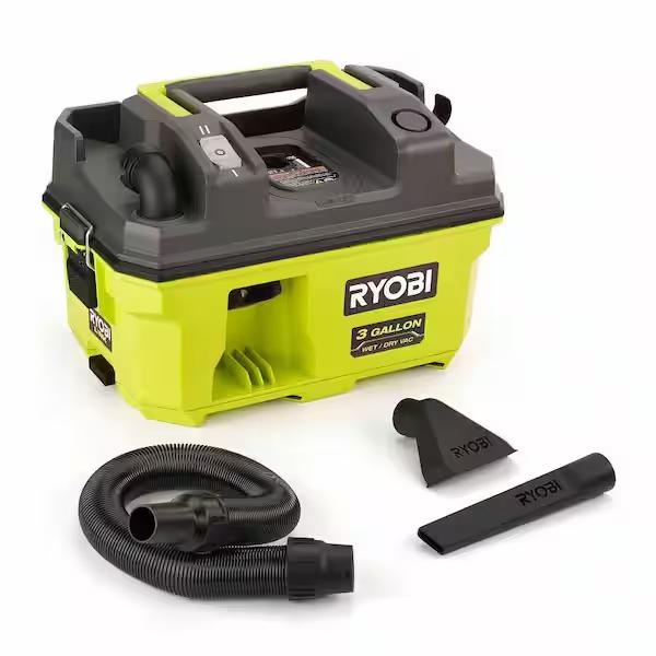 RYOBI ONE+ 18V LINK Cordless 3 Gal. Wet/Dry Vacuum (Tool Only) PCL734B