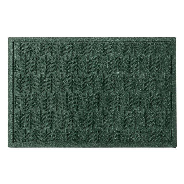 Everyspace Recycled Waterhog Doormat, Trees - Medium, Evergreen