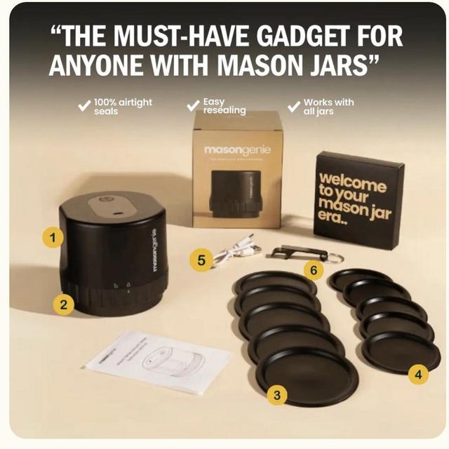 Mason Genie Vacuum Sealer