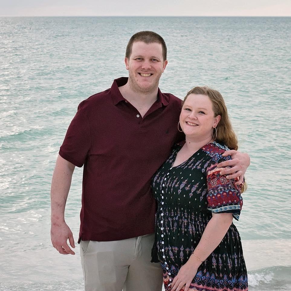 Their first big vacation together at Anna Maria Island, December 2020.