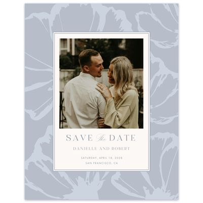 Dusty Blue Wedding Digital Save the Date - Esme Photo