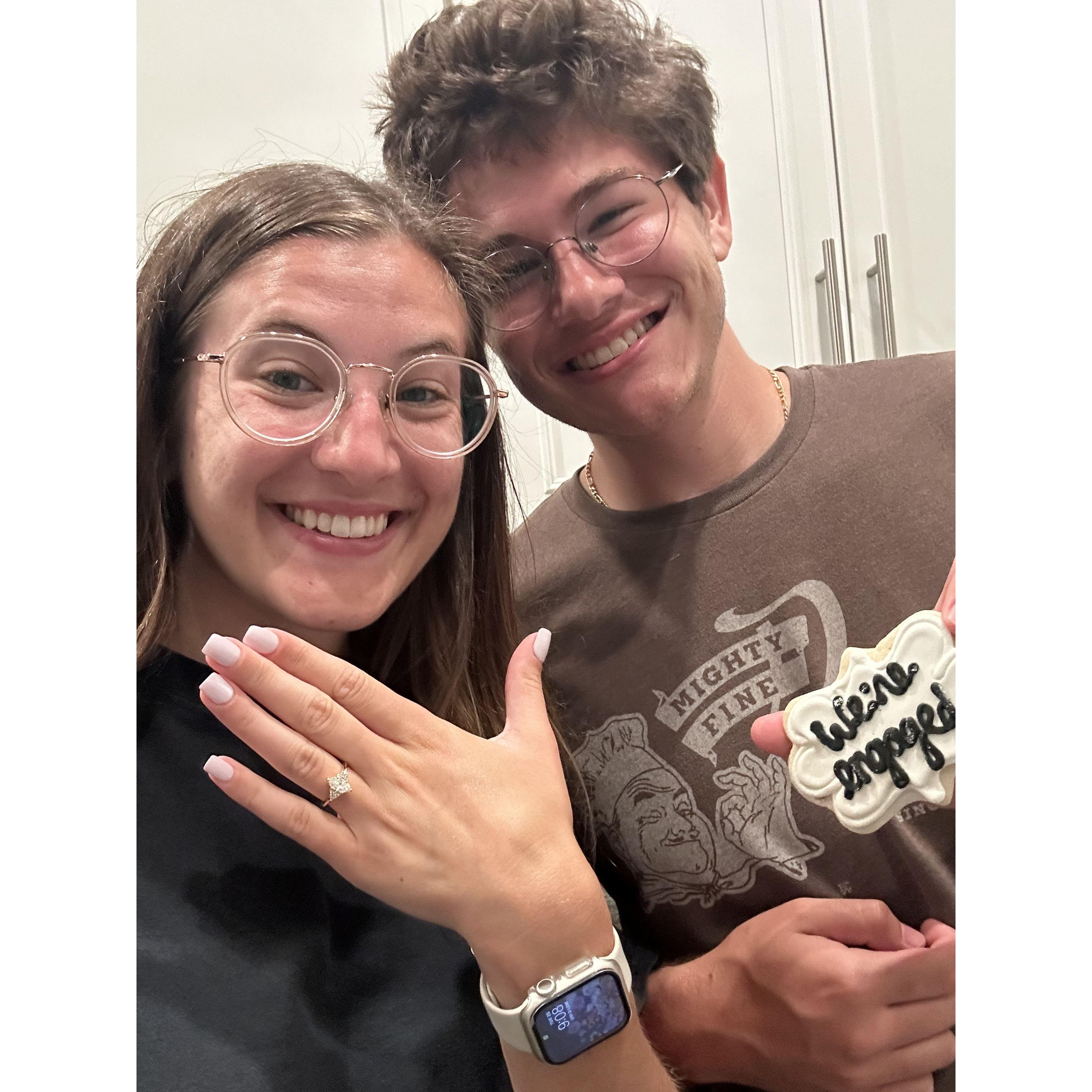 Our engagement party.