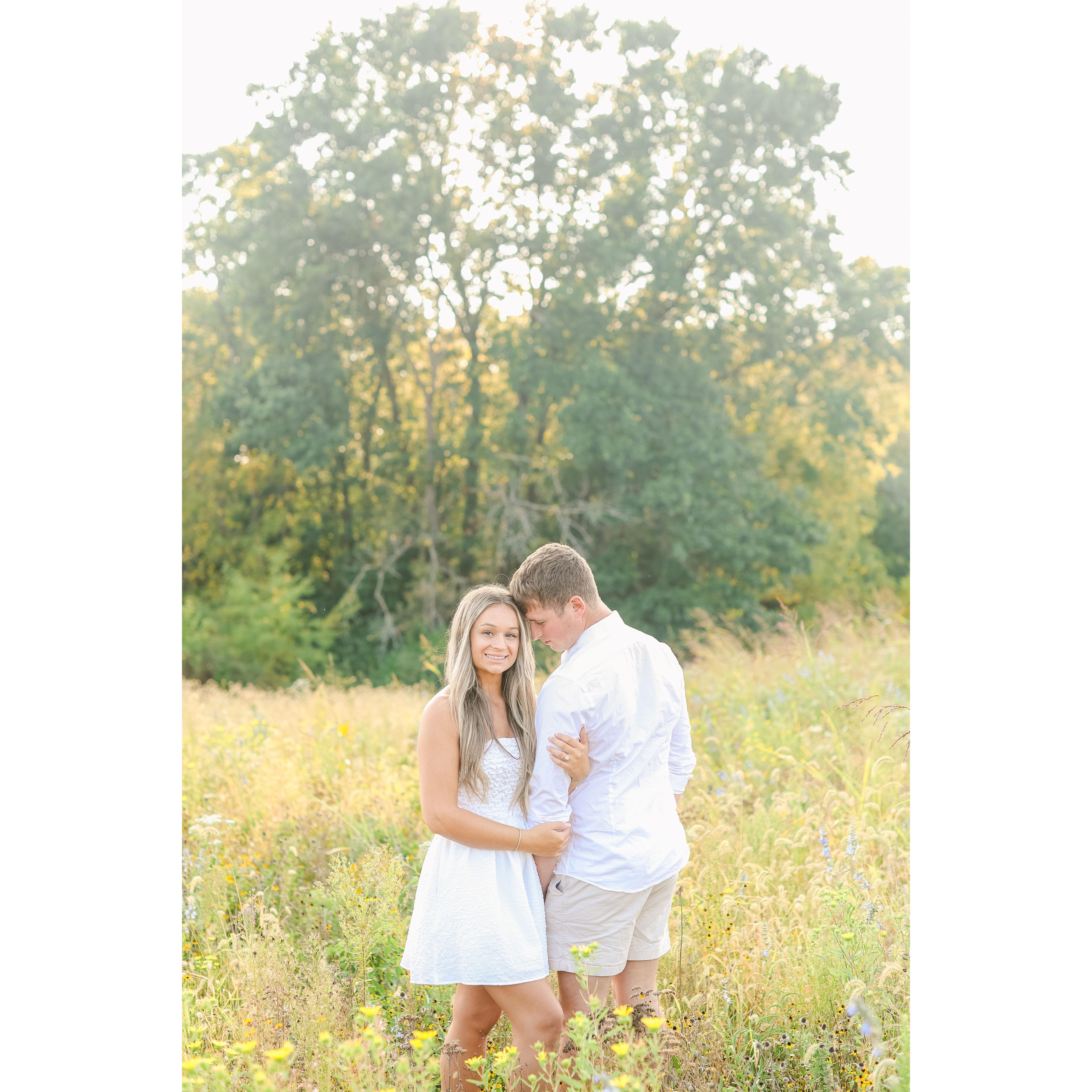 Our amazing engagement session shot by Small Farm Photography.