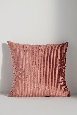 Fiora Ribbed Velvet Pillow