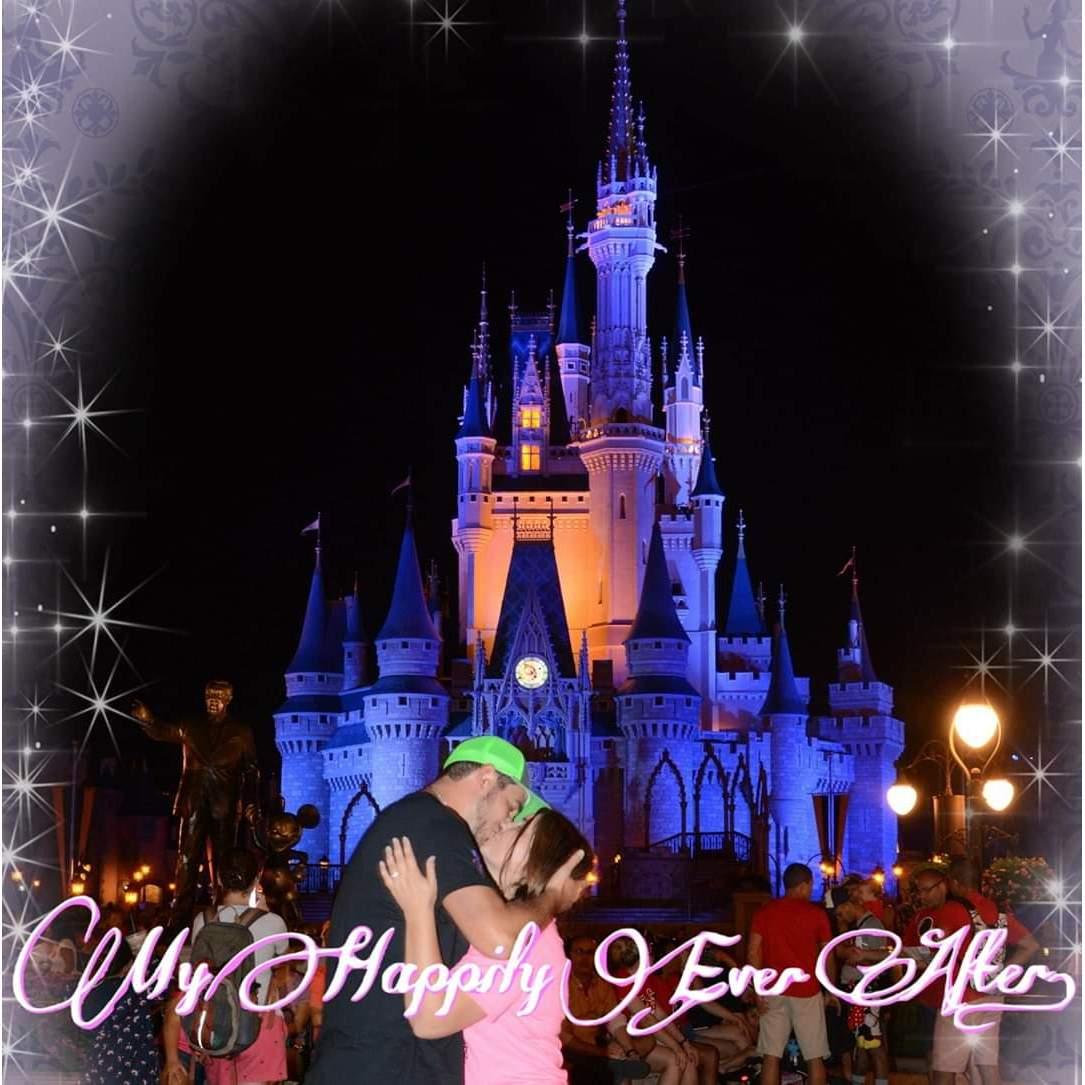 If you don't know this story then you should! he got down on one knee in front of the Walt Disney castle. What a dream!