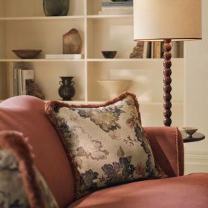 Skylar Square Cushion, Cream