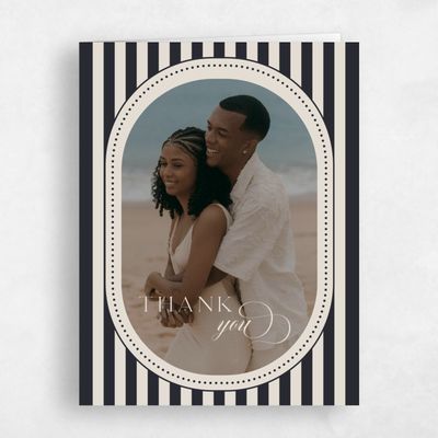 Ebony, Black Wedding Thank You - Plateau Photo