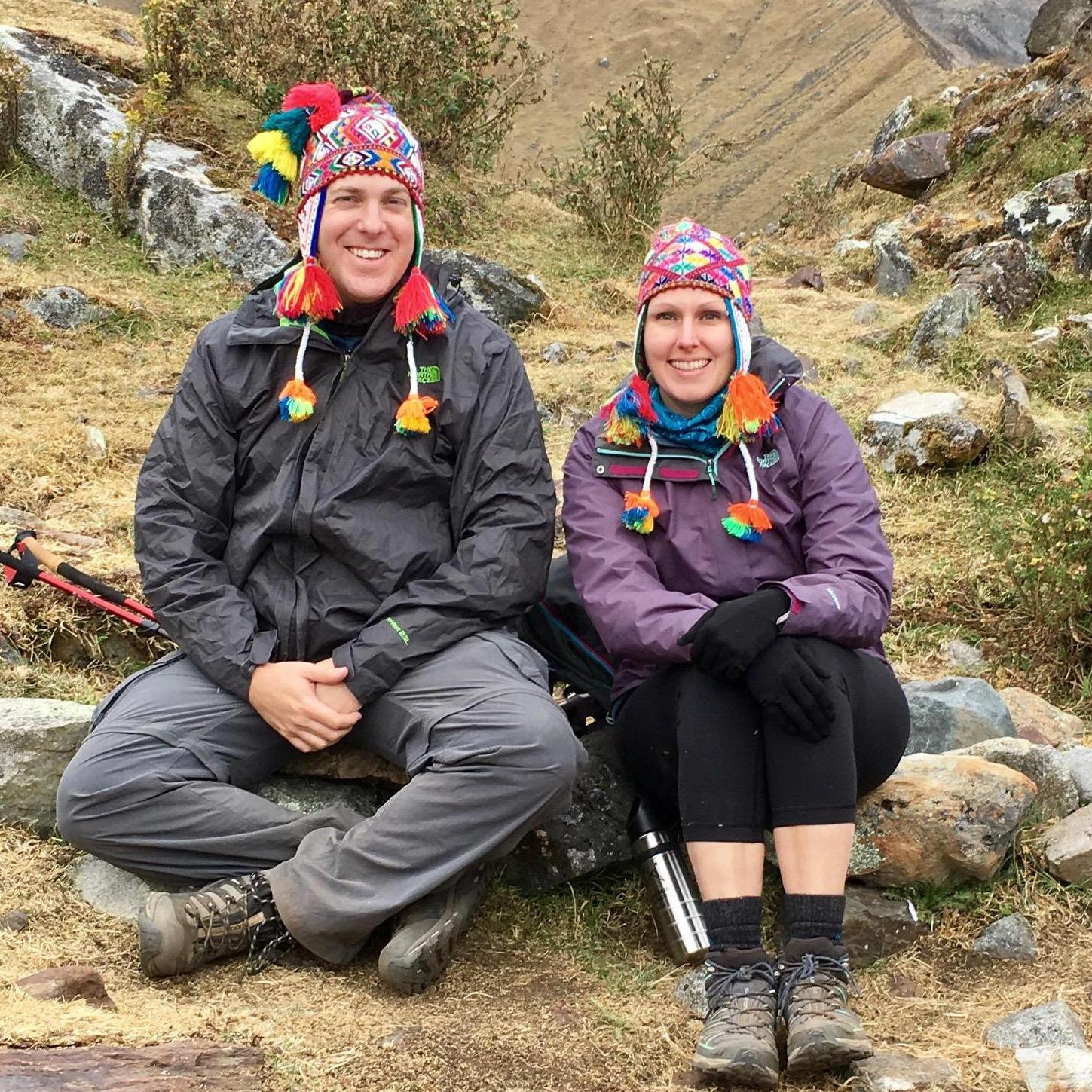 The Shaman blessing prior to our Trek over the Salkaytay pass in Peru