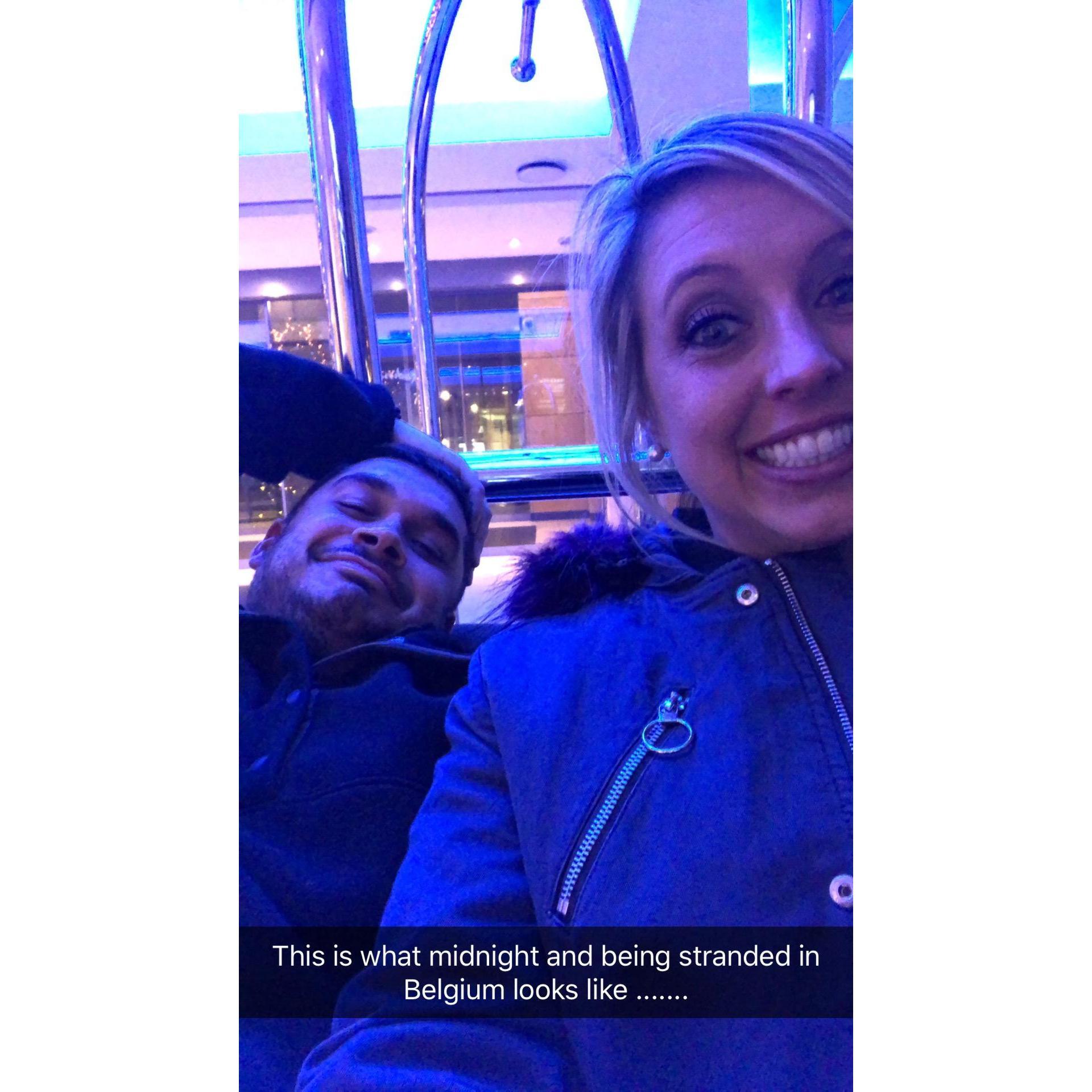There’s nobody I’d rather be stuck with #inBelgium #orforever