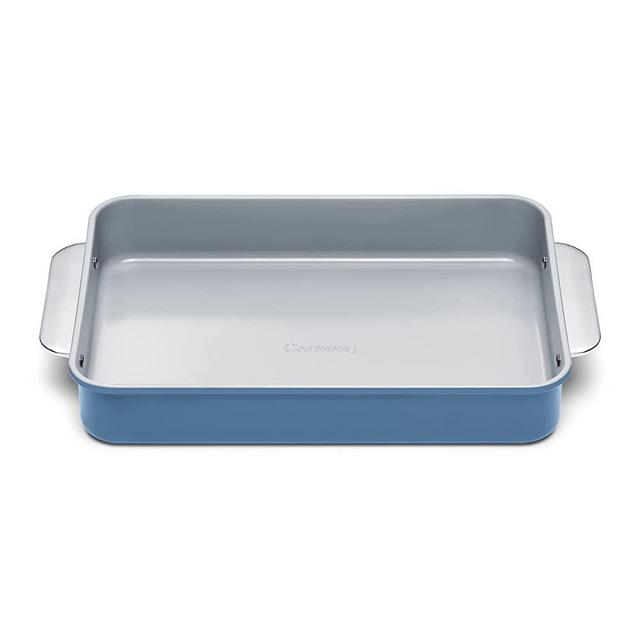 Caraway Non-Stick Ceramic 9”x13” Rectangle Pan - Naturally Slick Ceramic Coating - Non-Toxic, PTFE & PFOA Free - Perfect for Brownies, Lasagnas, and More - Slate