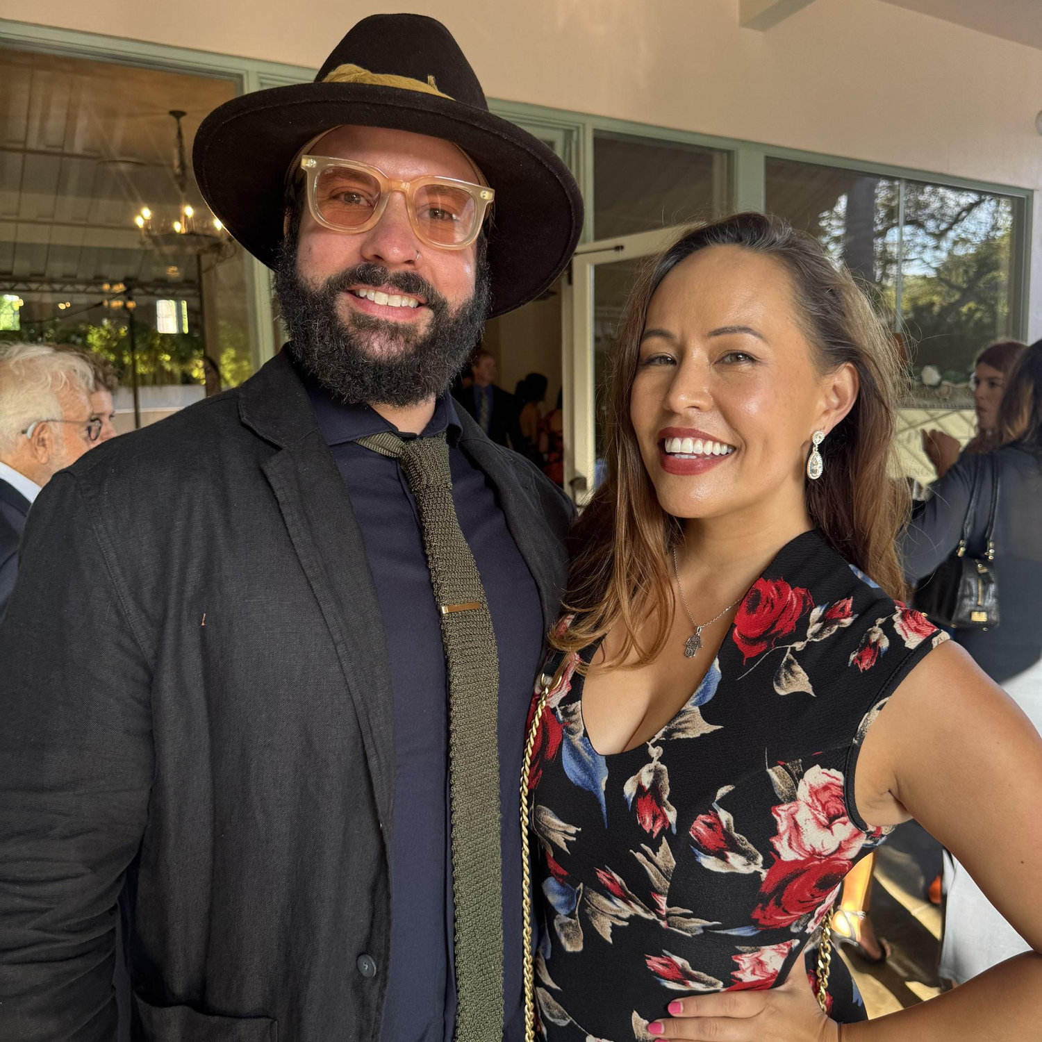 At our friends Sean and Alina's wedding