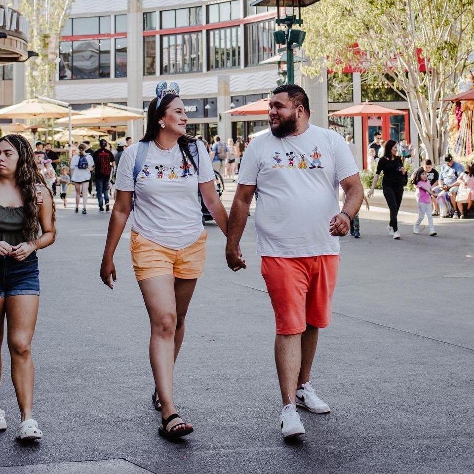 Tori and Ricky's engagement photos in Disneyland.