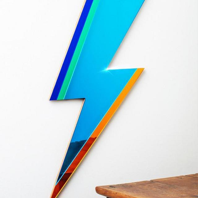 Bride & Wolfe - Blue Lightning Mirror