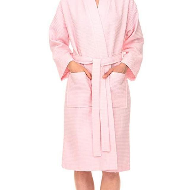 TowelSelections Women's Robe, Kimono Waffle Spa Bathrobe