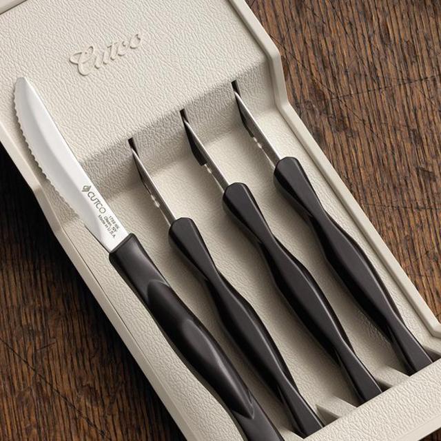 4-Pc. Table Knife Set with Tray