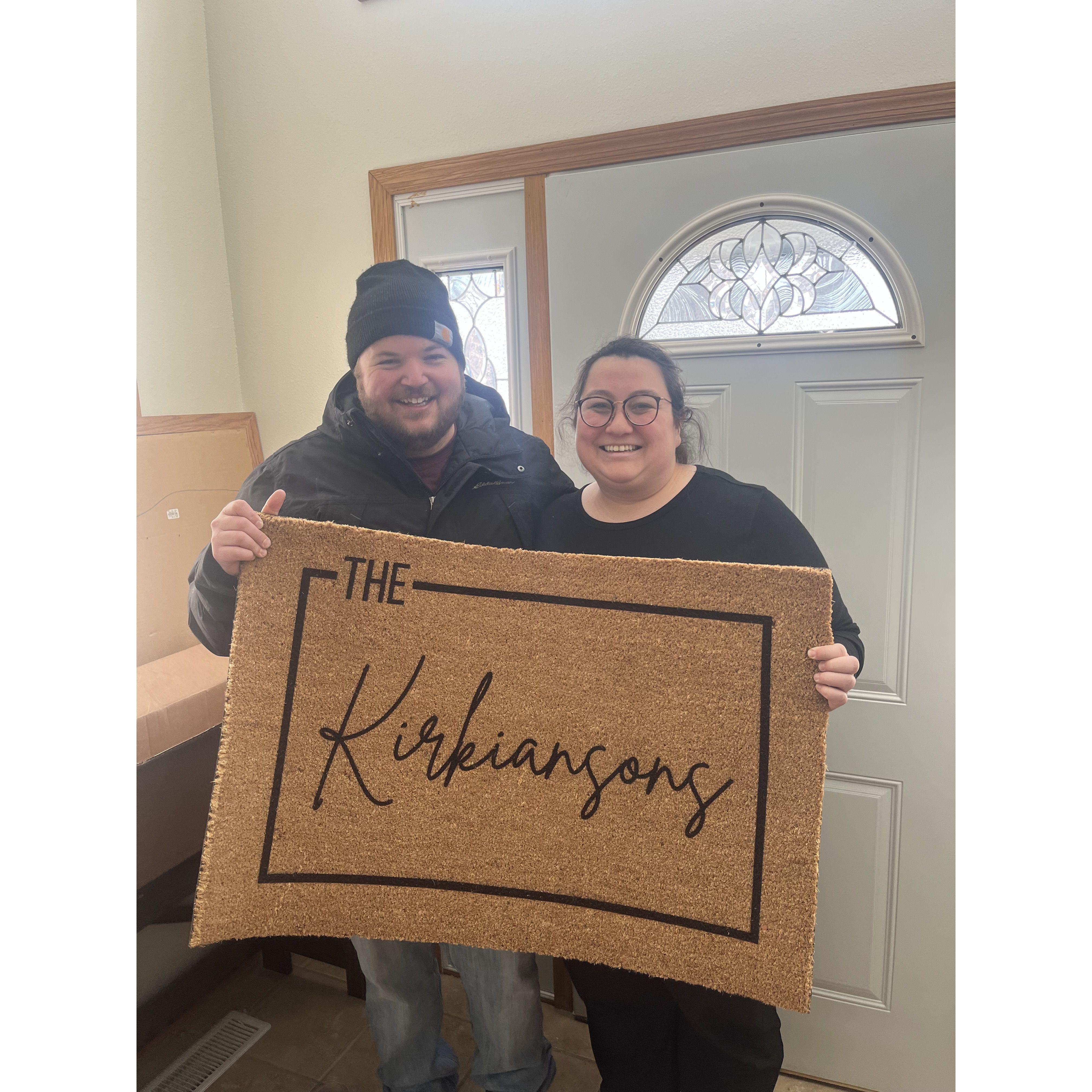 Moving into our house