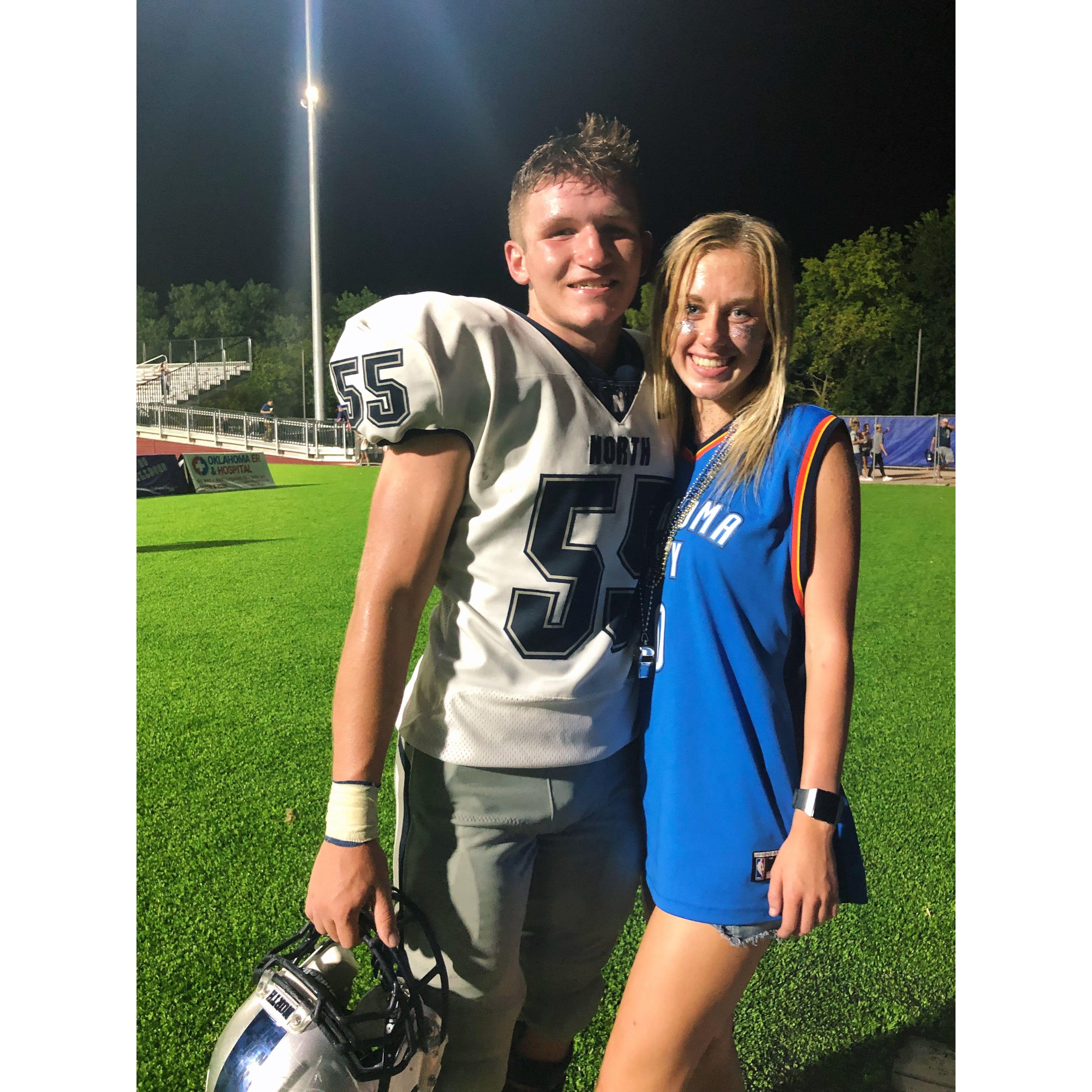 Number 55 and his #1 fan!