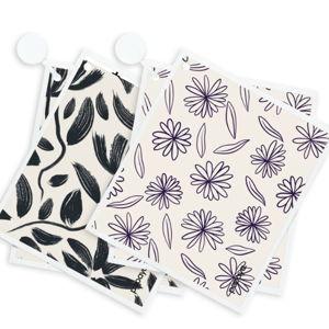 Reusable Paper Towels 4 Pack + 2 Hooks