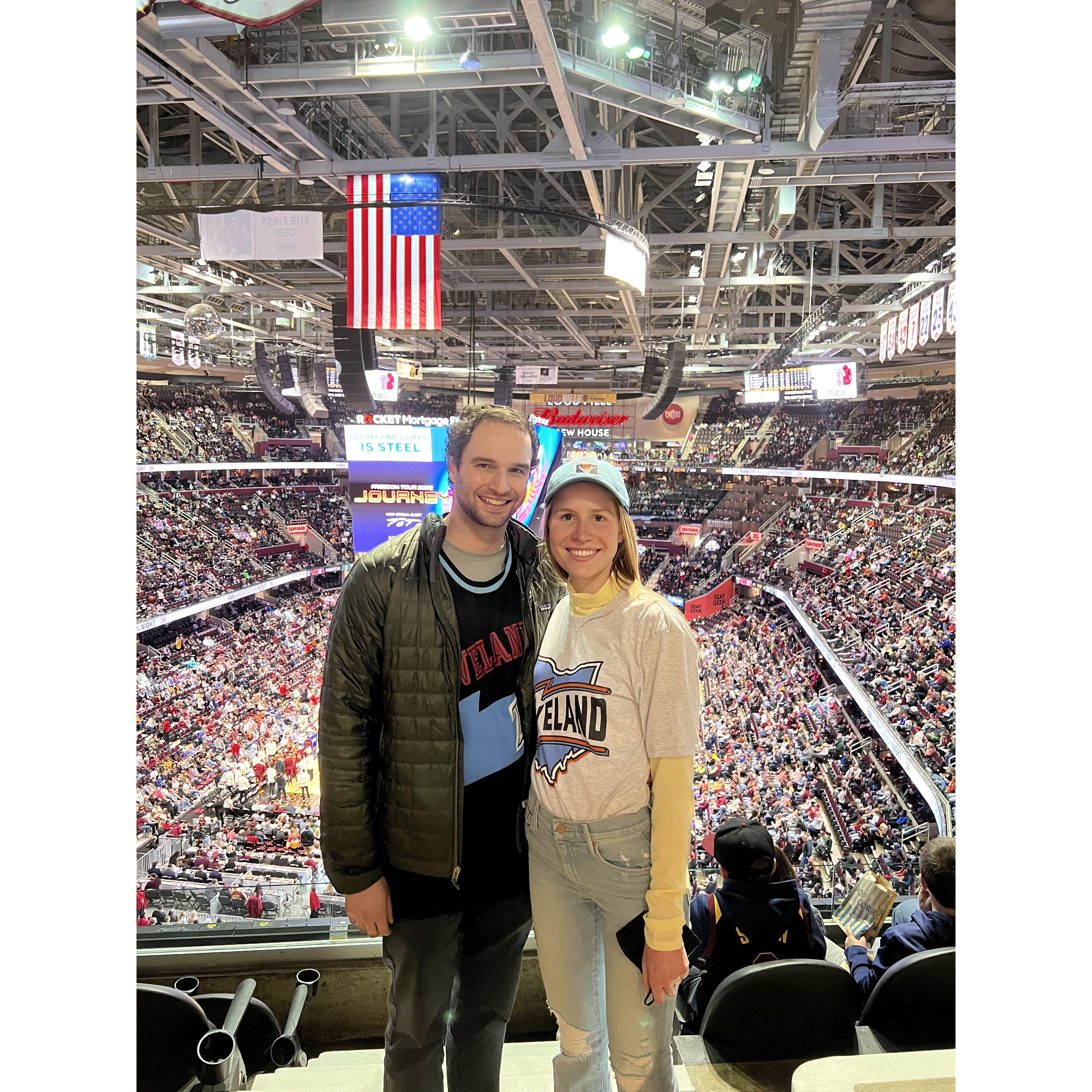 April 10th, 2022: Chris took me on a tour of his old stomping grounds in Cleveland, stopping at John Carroll University and introducing me to his friends, Tim, Olivia, and Vijay.