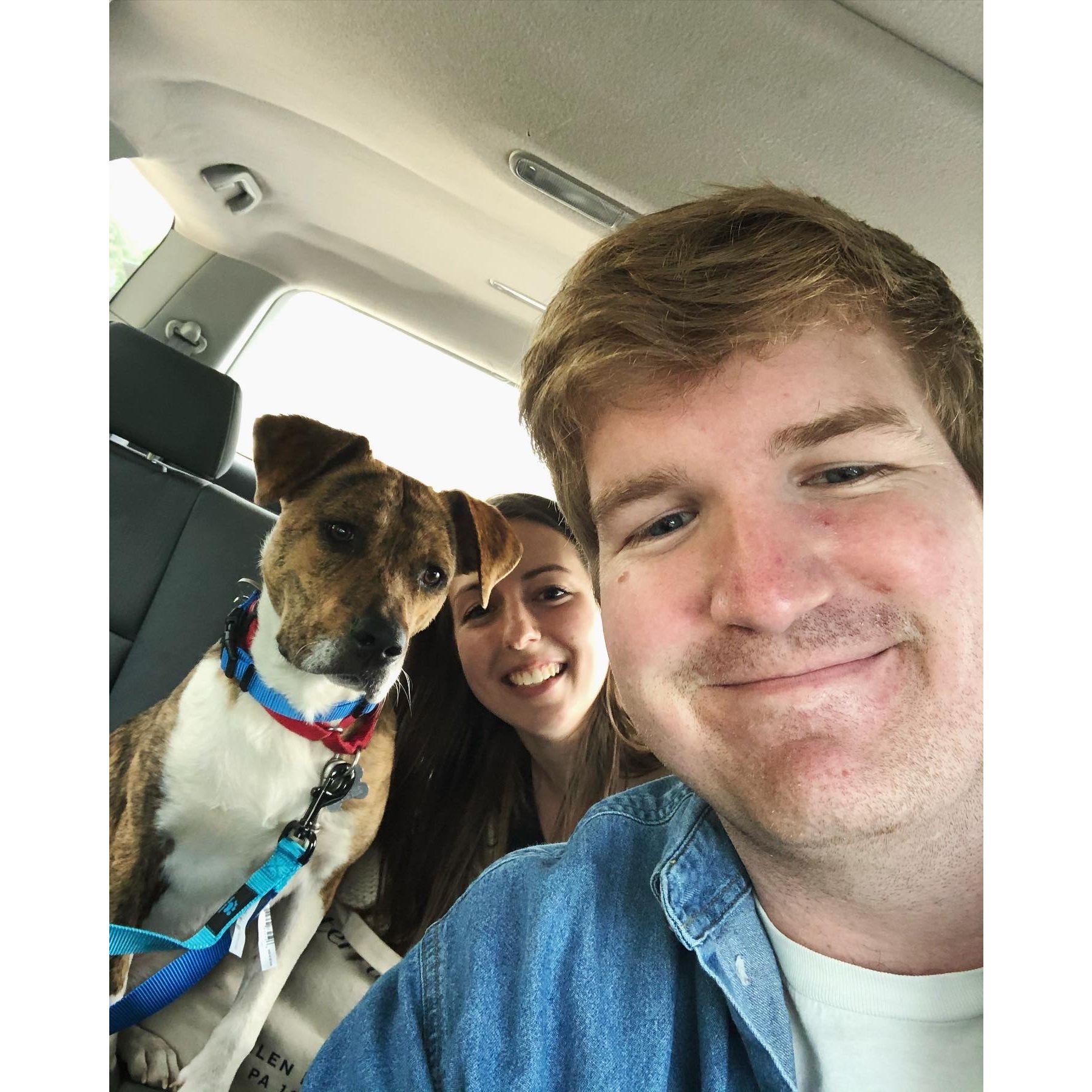 The day we adopted Larkin