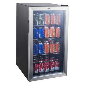 Whirlpool 3.6 Cu. Ft. Mini Refrigerator Beverage Center - Stainless Steel JC-103EZY