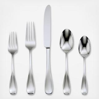 Voss Brushed Satin 45-Piece Flatware Set, Service for 8