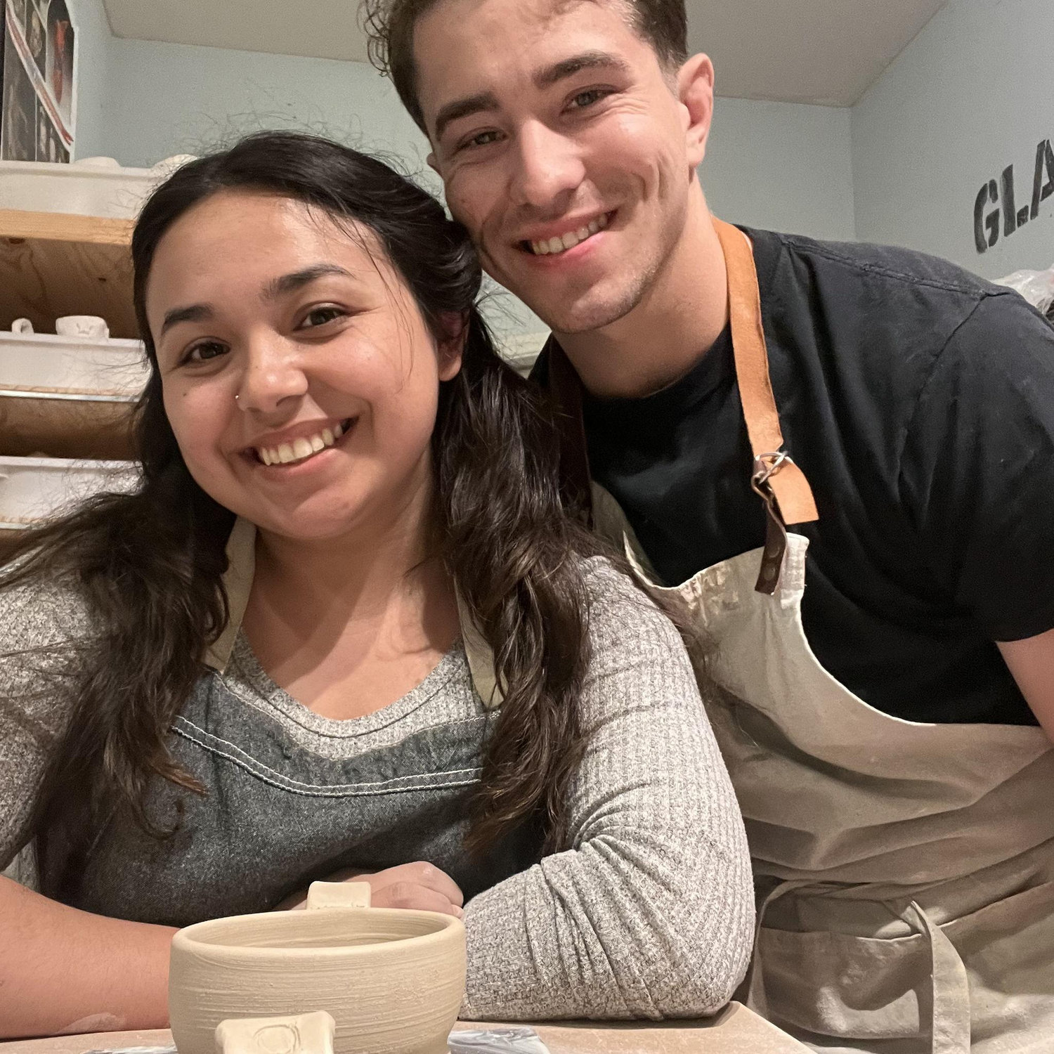 Couples who do pottery together, stay together...