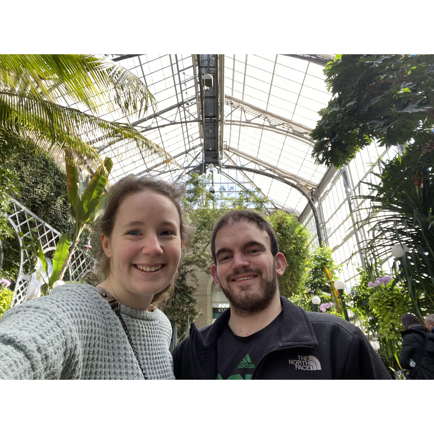 Inside of United States Botanic Garden in Washington, D.C. in the Spring of 2023