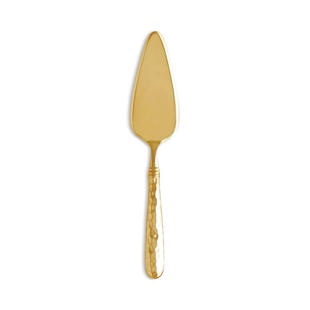 VIETRI Martellato Gold Tone Pastry Server