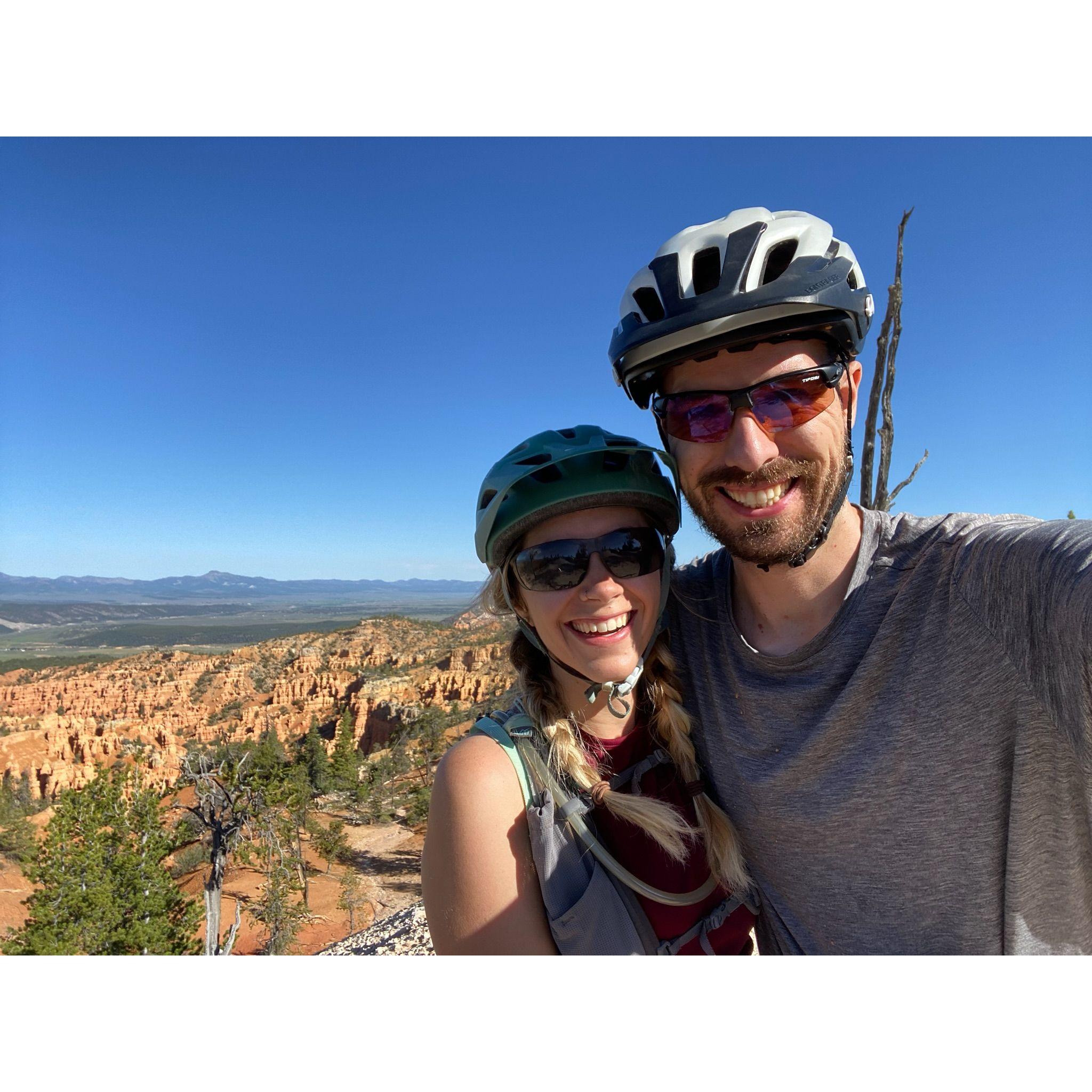 Holland's Happy Birthday ride through the hoodoos of Bryce Canyon