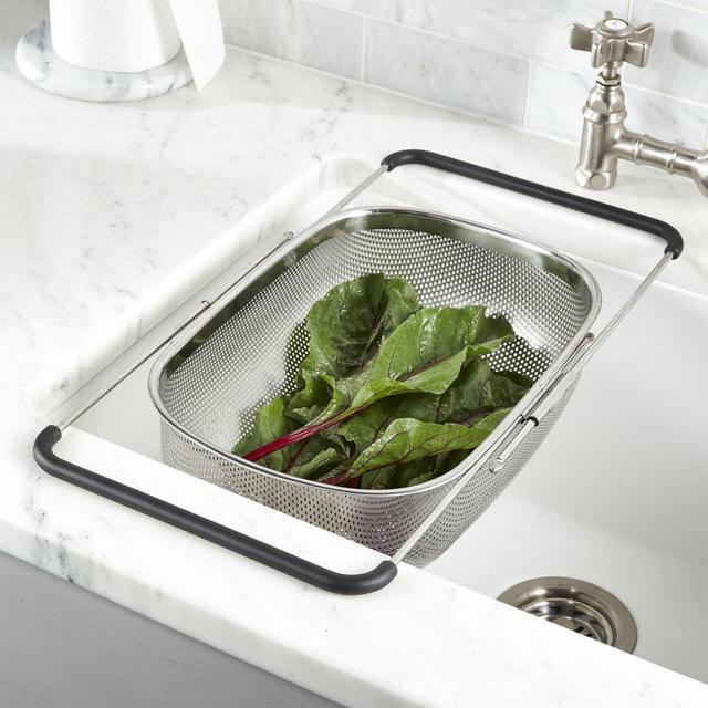 Crate and Barrel Over-The-Sink Mesh Colander