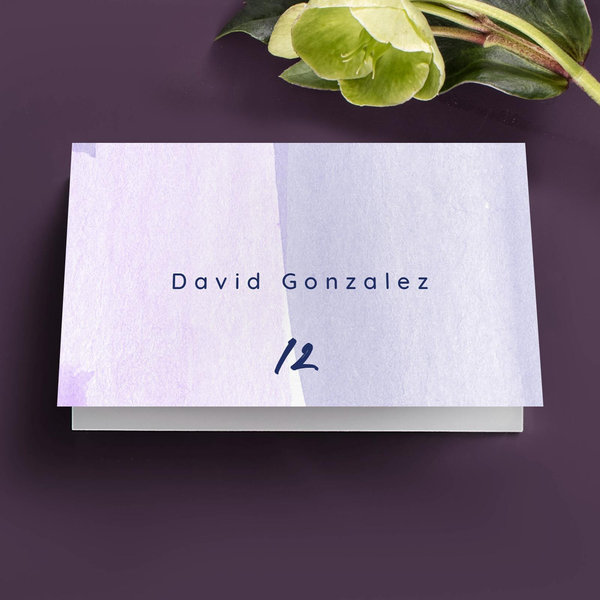 Zola Wedding Place Cards - Bailey