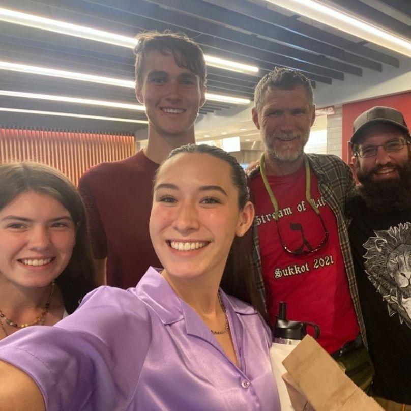 This is our first picture once we became friends! He had invited me to an Owl City concert and though I had hardly ever listened to them my dad and I went with them