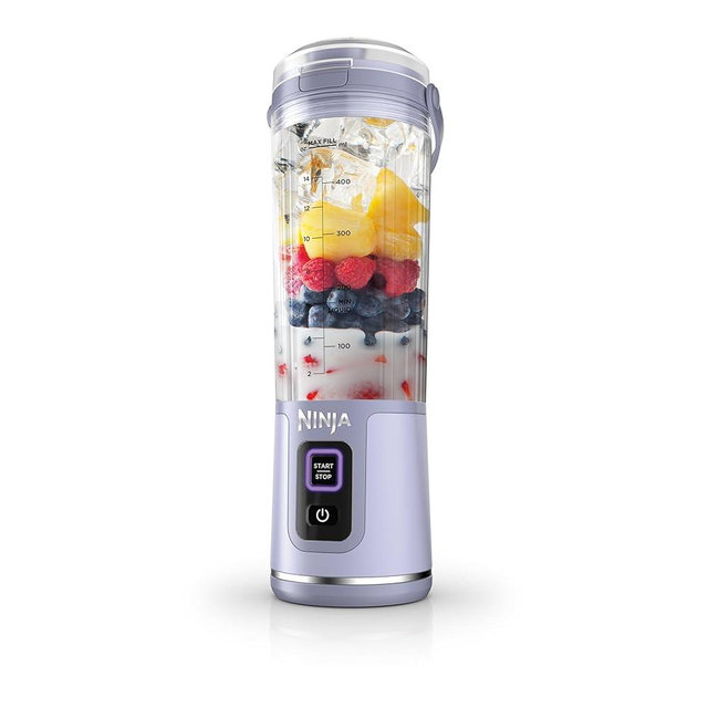 Ninja Blast Portable Blender, Cordless, 18oz. Vessel, Personal Blender for Shakes and Smoothies, BPA Free, Leakproof Lid and Sip Spout, USB-C Rechargeable, Dishwasher Safe Parts, Lavender, BC151ML