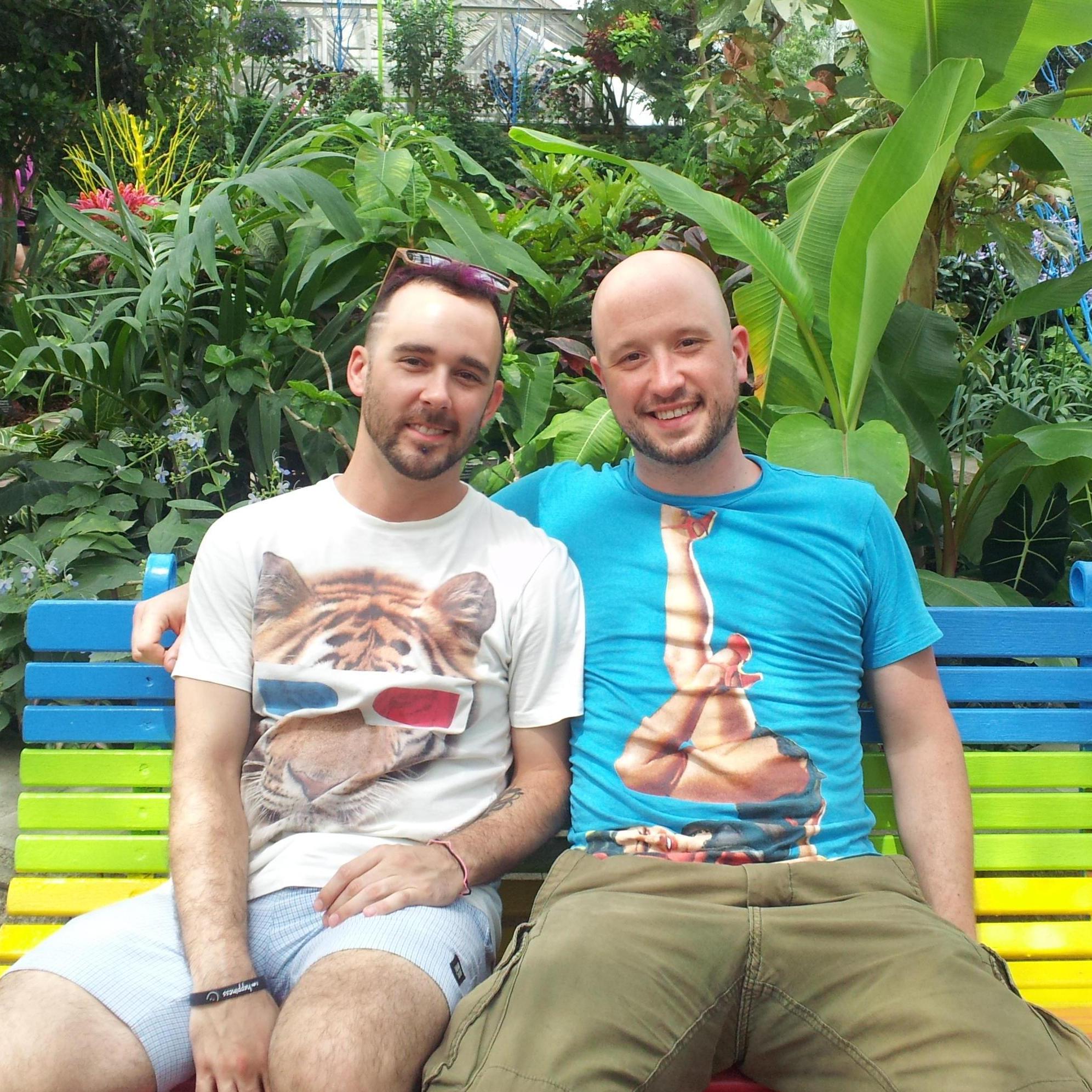 Getting some fresh oxygen at the Lincoln Park Conservatory