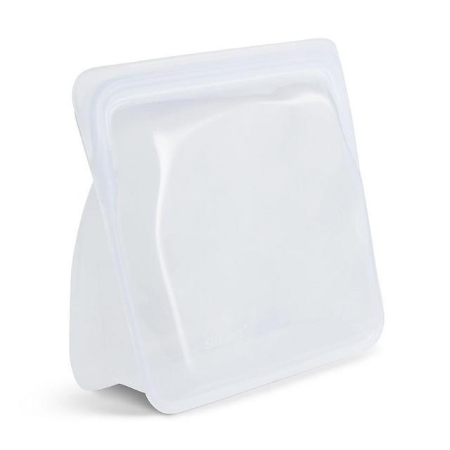 Stasher Reusable Stand-Up Bag, Clear, Set of 2