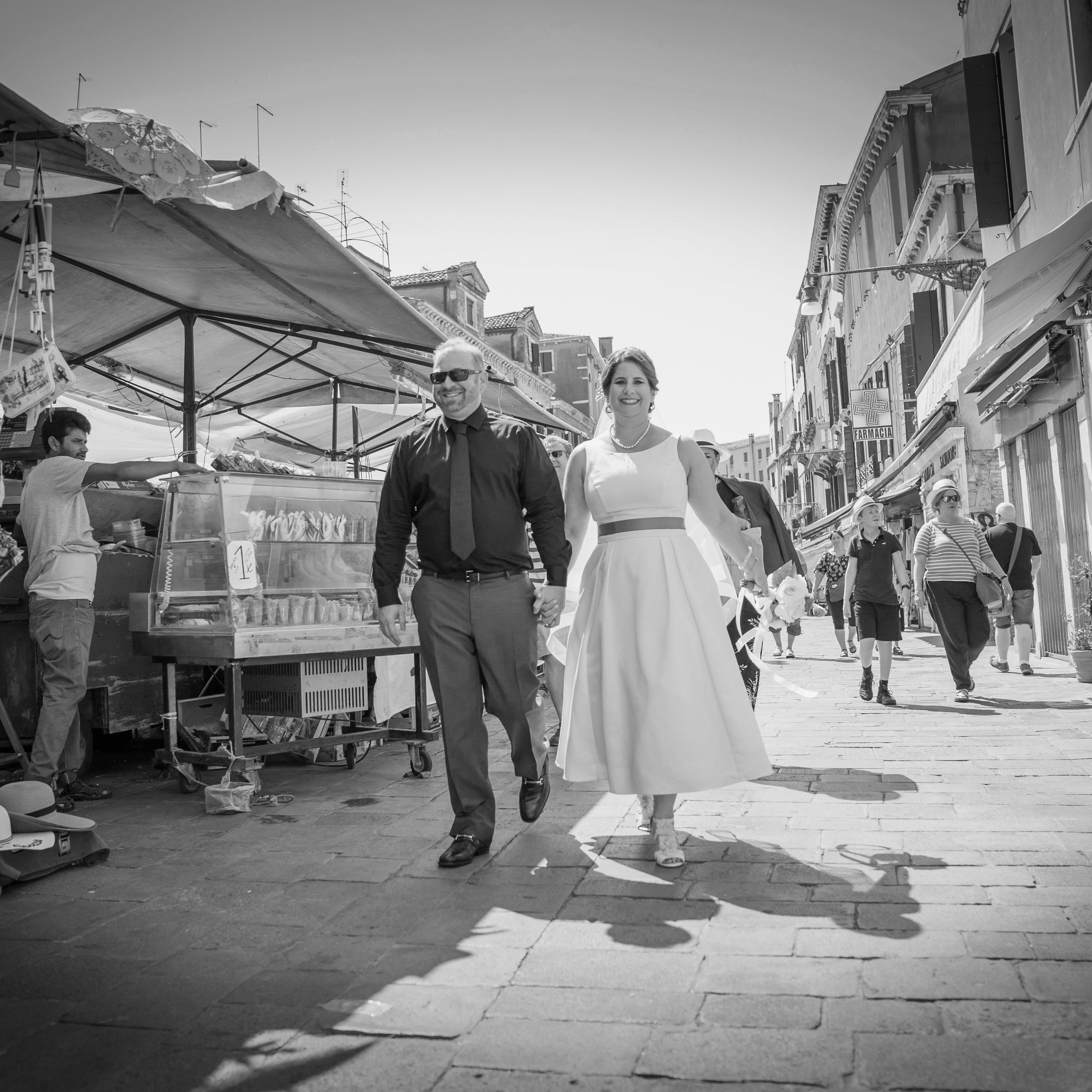 Walking the streets of Venice