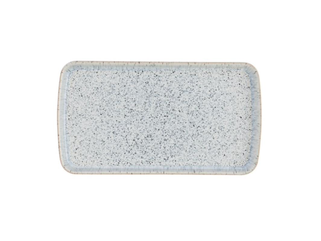 Denby Halo Speckle Small Rectangular Platter