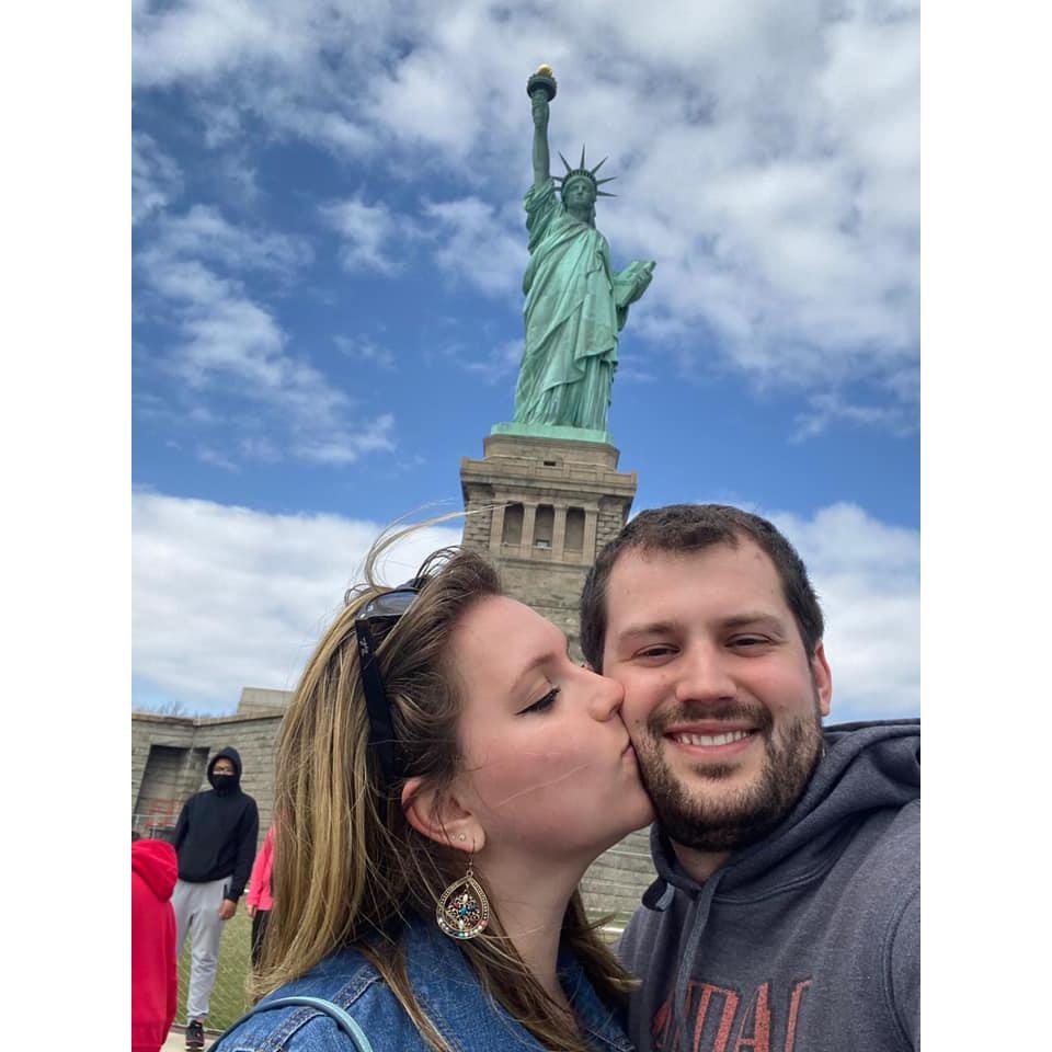 First time on Liberty Island!