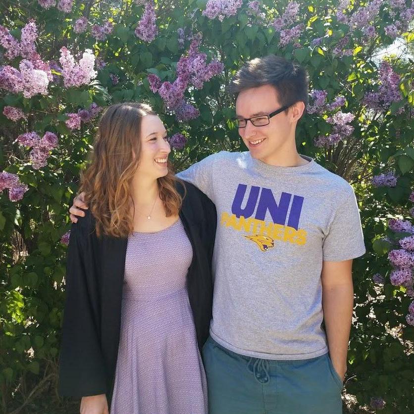 Abbie's graduation from UNI in May 2017